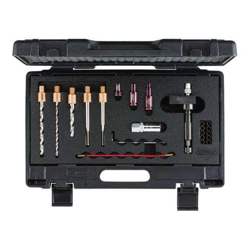 Jeu de vis de serrage d'injecteur KS Tools, 22 pcs.