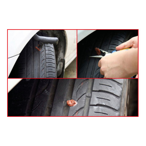 Jeu de vulcanisation pour KFZ, 5 pcs., fils de 100 mm