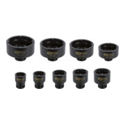 Jeu d'écrous et de clés à molette KS Tools, embout intérieur, 9 pcs.-5