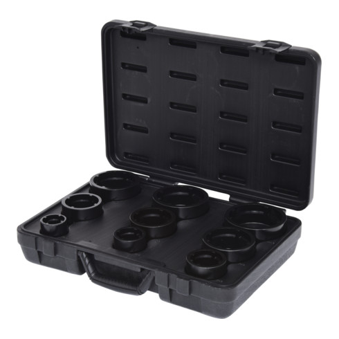 Jeu d'écrous et de clés à molette KS Tools, embout intérieur, 9 pcs.