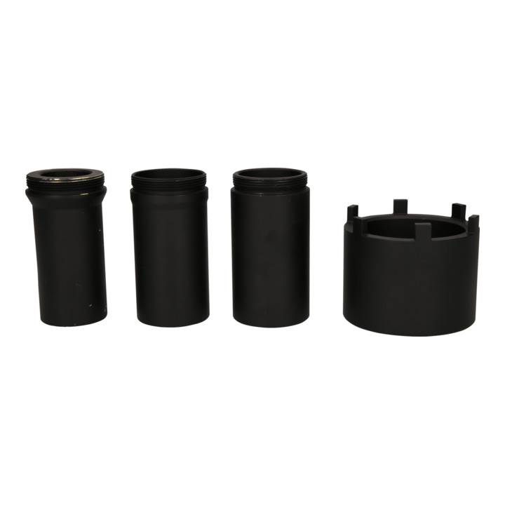 Jeu d'écrous et de clés KS Tools avec 3 tubes de guidage pour Mercedes, Ø 75 mm, 4 pcs.