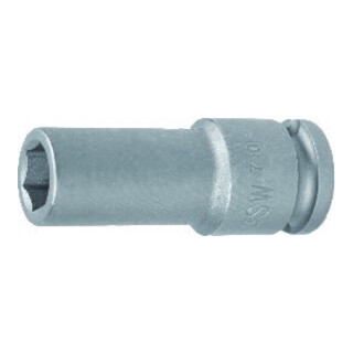ASW Clé à douille pour clé hexagonale 3/8", longue
