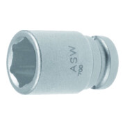 ASW Clé à douille à douille pour clé hexagonale 1/4" ASW