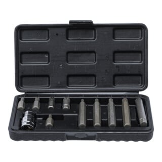 Jeu d'embouts 10 mm (3/8") Polygone femelle (pour XZN) 11 pièces BGS Do it yourself
