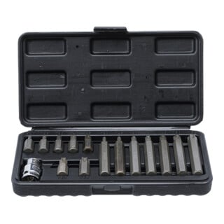 Jeu d’embouts 10 mm (3/8") profil en T (pour TX) 15 pièces BGS Do it yourself