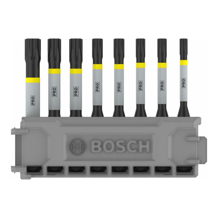 Jeu d'embouts de tournevis Bosch Impact Control 8 pièces 1 x T15 T40 2x T20 T25 T25 T30 50 mm