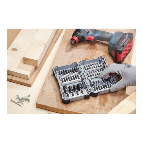 Jeu d'embouts de tournevis Bosch Impact Control 8 pièces 2 x PH2 2x PZ2 T20 T20 T20 T25 T25 T30 50 mm
