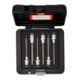 Jeu d'embouts de tournevis E/D/E Grt. 1/2" XZN 140 mm, 6 pièces