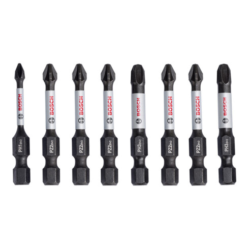 Jeu d'embouts de vissage Bosch Impact Control, 8 pièces