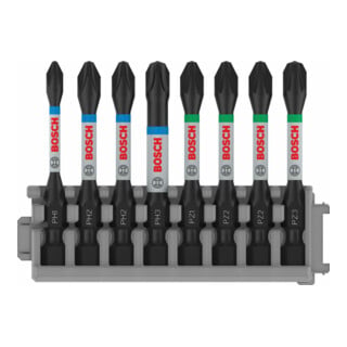 Jeu d'embouts de vissage Bosch Impact Control, 8 pièces