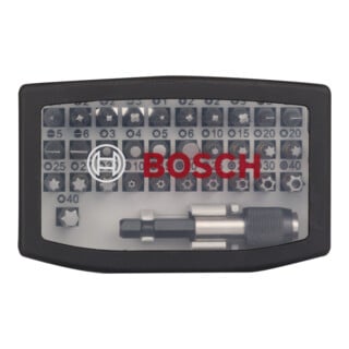 Jeu d'embouts de vissage extra-rigides Professional Bosch, 32 pièces