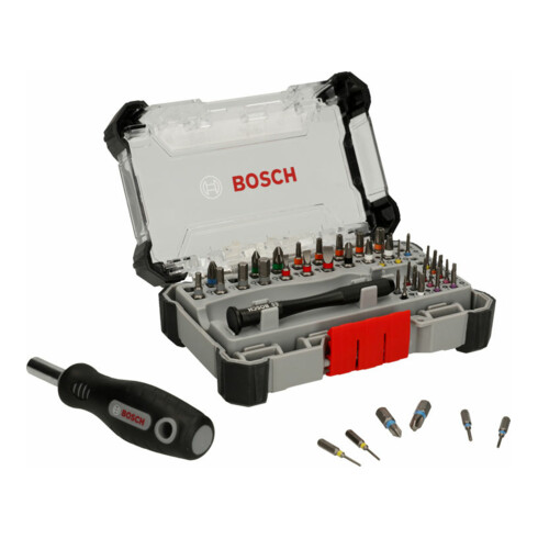 Jeu d'embouts de vissage PB SDB Set Bosch, 42 pièces