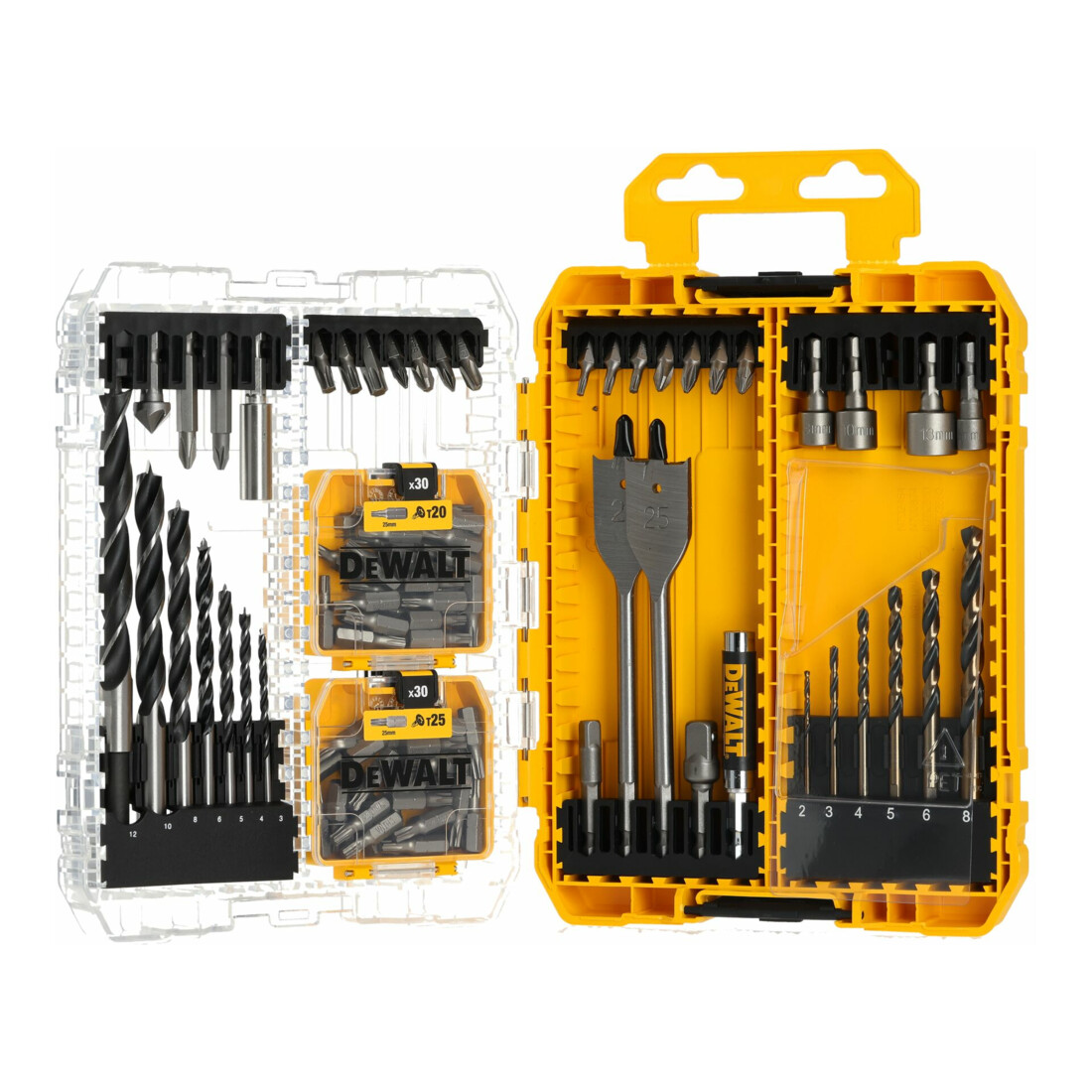 Jeu d'embouts et de forets Dewalt, 100 pièces