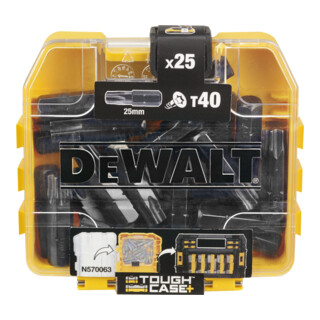 Jeu d'embouts EXTREME 25 mm T40 DEWALT 25 pcs.