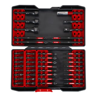 Jeu d'embouts Torsion STIER pour visseuses sans fil, 42 pièces