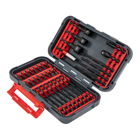 Jeu d'embouts Torsion STIER pour visseuses sans fil, 42 pièces