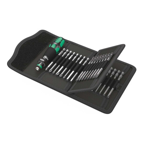 Jeu d’embouts WERA avec manche universel 33 pcs.