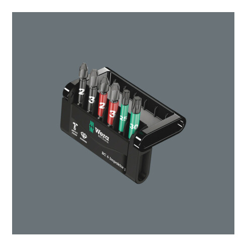 Jeu d'embouts WERA IMPACT, 6 pcs.