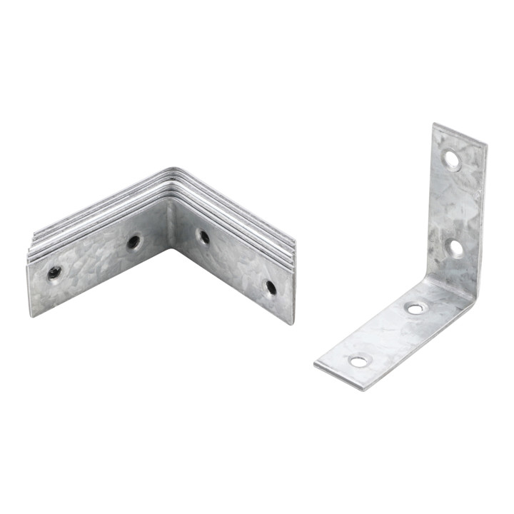 Jeu d'équerre pour chaise 60 x 60 x 20 mm 8 pièces BGS Do it yourself
