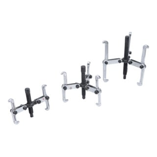 Jeu d'extracteurs, 2/3 bras 150 / 100 / 75 mm 3 pièces BGS Do it yourself