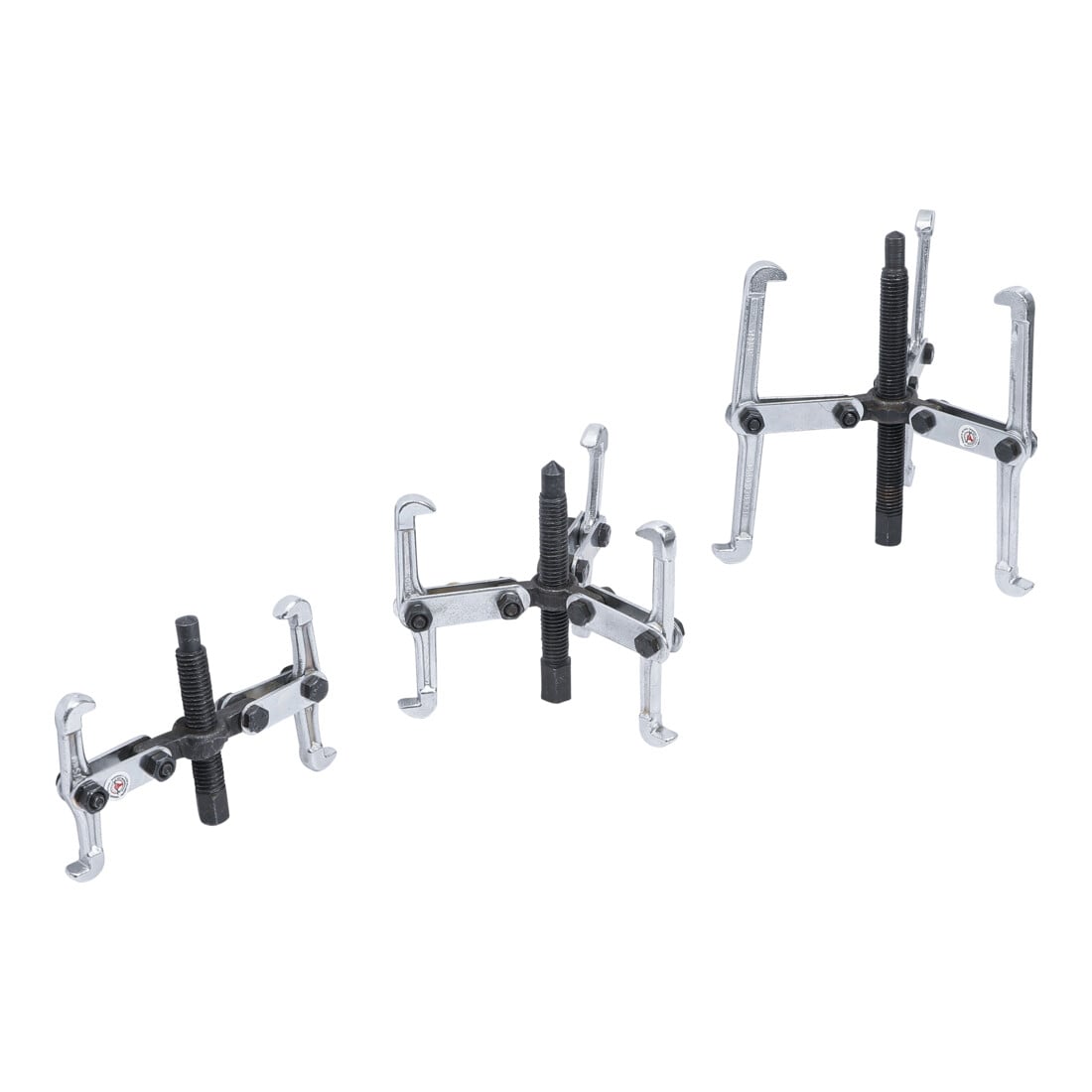 Jeu d'extracteurs, 2/3 bras 150 / 100 / 75 mm 3 pièces BGS Do it yourself