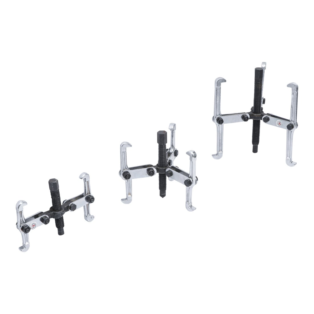 Jeu d'extracteurs, 2/3 bras 150 / 100 / 75 mm 3 pièces BGS Do it yourself
