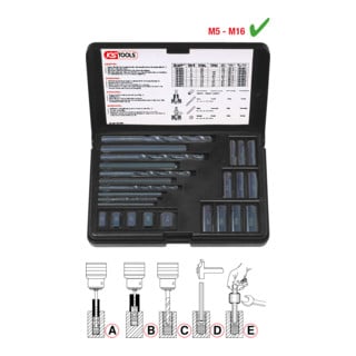Jeu d'extracteurs, 25 pcs.