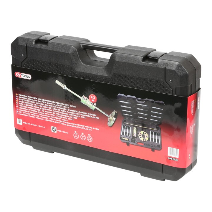 Jeu d’extracteurs universels de moyeux de roues et d’arbres à cardan KS Tools, 30 pcs