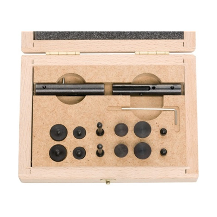 Jeu d'instruments de mesure Extensions 15 pces HELIOS PREISSER