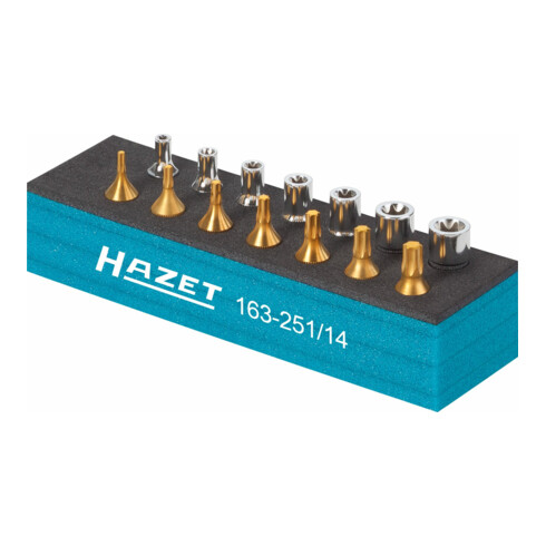 Jeu d'outils · TORX® 163-251/14 HAZET