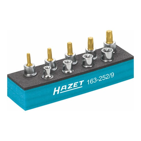 Jeu d'outils · TORX® 163-252/9 HAZET