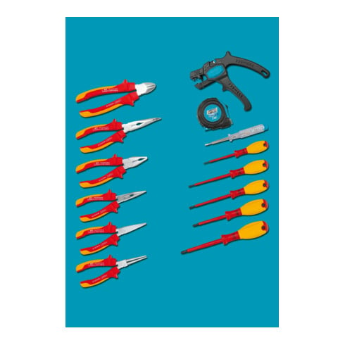 Jeu d'outils assortiment avec isolation de protection 0-20/14 HAZET