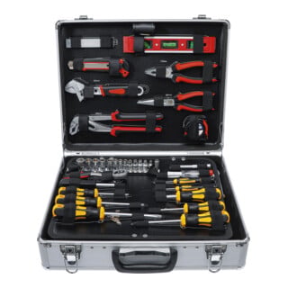 Jeu d’outils dans malette aluminium 129 pièces BGS Do it yourself
