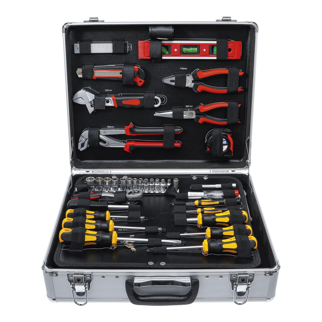 Jeu d’outils dans malette aluminium 129 pièces BGS Do it yourself