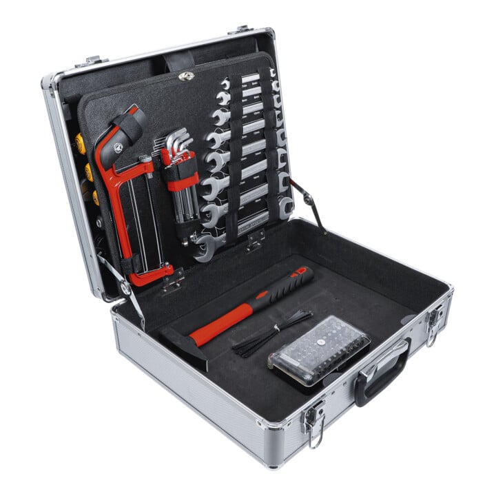 Jeu d’outils dans malette aluminium 129 pièces BGS Do it yourself