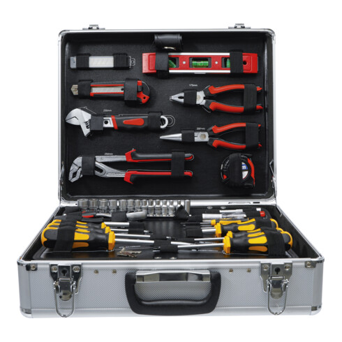 Jeu d’outils dans malette aluminium 129 pièces BGS Do it yourself