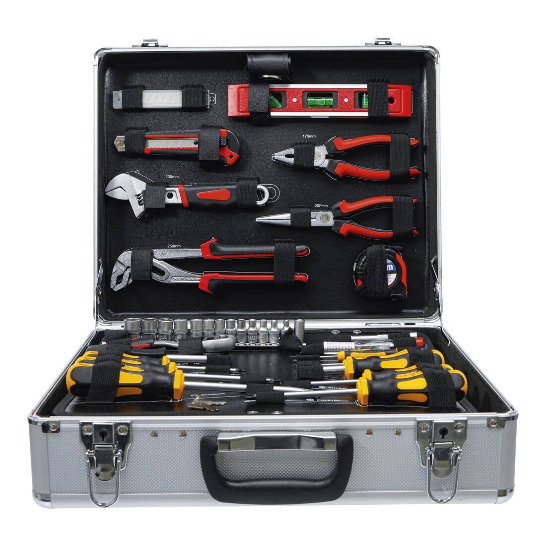 Jeu d’outils dans malette aluminium 129 pièces BGS Do it yourself