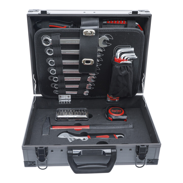 Jeu d’outils dans malette aluminium 66 pièces BGS