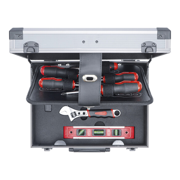 Jeu d’outils dans malette aluminium 66 pièces BGS