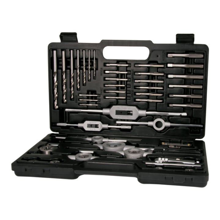 Jeu d'outils de filetage RUKO HSS 45 pièces