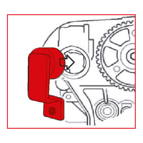 Jeu d'outils de réglage moteur pour Chrysler, 2 pcs.