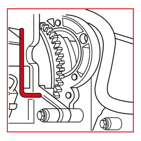 Jeu d'outils de réglage moteur pour Ford / Land Rover / PSA / Volvo, 6 pcs.