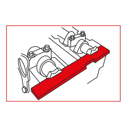 Jeu d'outils de réglage moteur pour Ford / Volvo, 4 pcs.