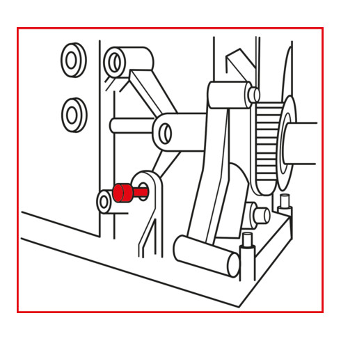 Jeu d'outils de réglage moteur pour Ford / Volvo, 4 pcs.