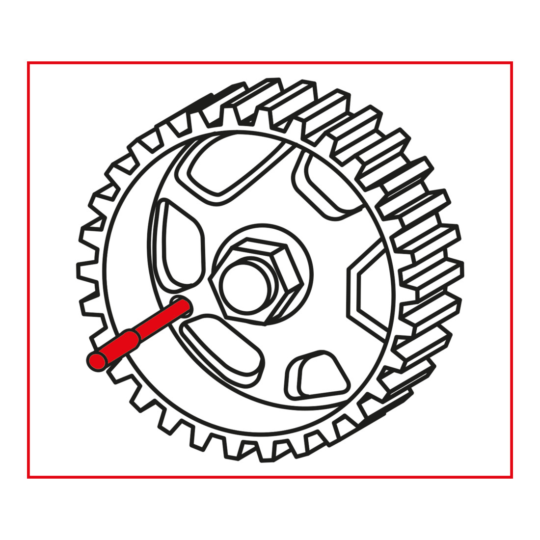Jeu d'outils de réglage moteur pour PSA, 8 pcs.