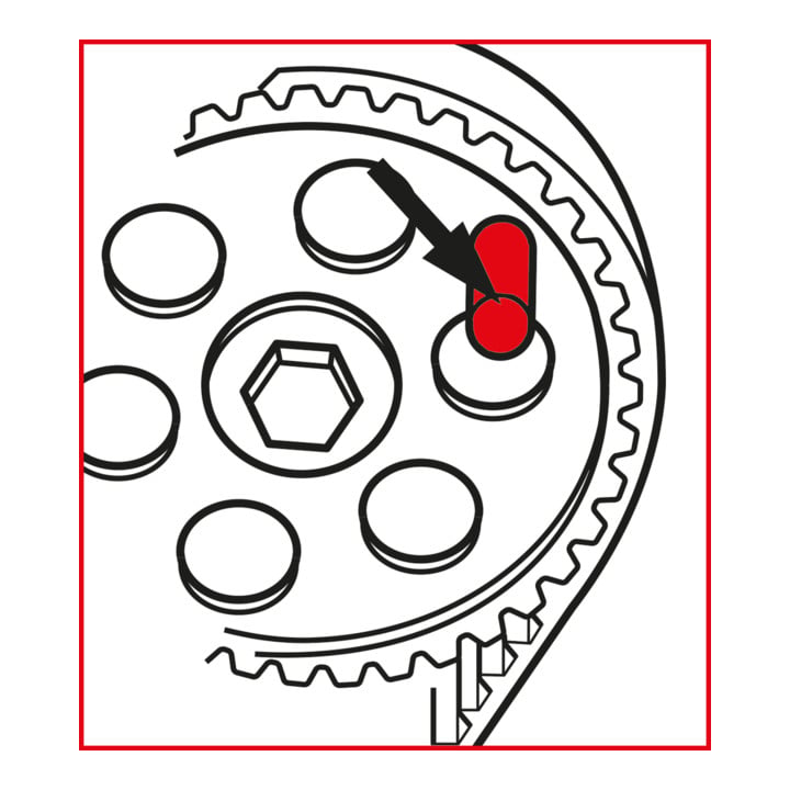 Jeu d'outils de réglage moteur pour PSA, 8 pcs.