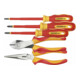 Jeu d'outils Gedore Red VDE 2x pinces+PH+SL 5 pcs-1