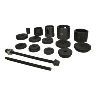Jeu d'outils KS Tools pour le roulement de poutre d'essieu pour l'essieu arrière de BMW, 19 pcs.