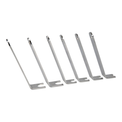 Jeu d'outils KS Tools pour raccords rapides à air comprimé, 6 pcs.