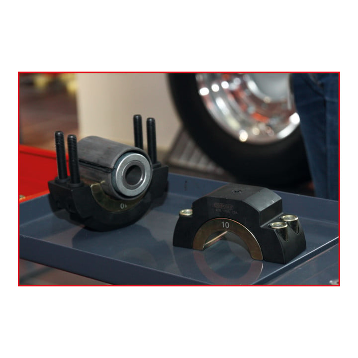 Jeu d'outils KS Tools Slot Bushing Tool Set for Silent Bearing Slot Slothing Bushing, 19 pcs.
